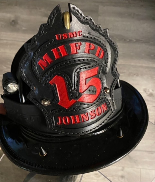 fire helmet front design