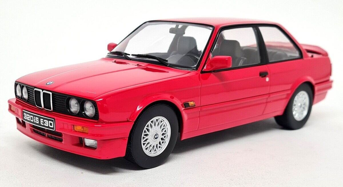 1989 BMW 320IS E30 ITALO M3 Red in 1:18 scale by KK Diecast