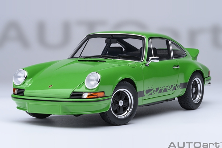 Porsche 911 Carrera 2.7 RS Viper Green /Black Stripes in 1:18
