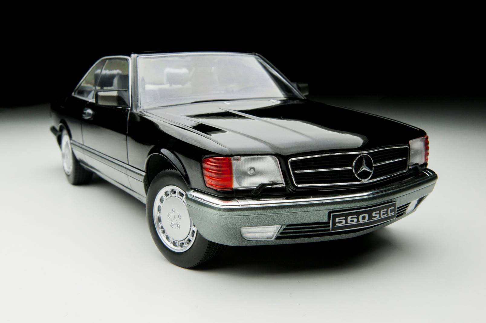 MERCEDES-BENZ 560 SEC C126 1985 in 1:18 scale by KK Diecast by KK Diecast