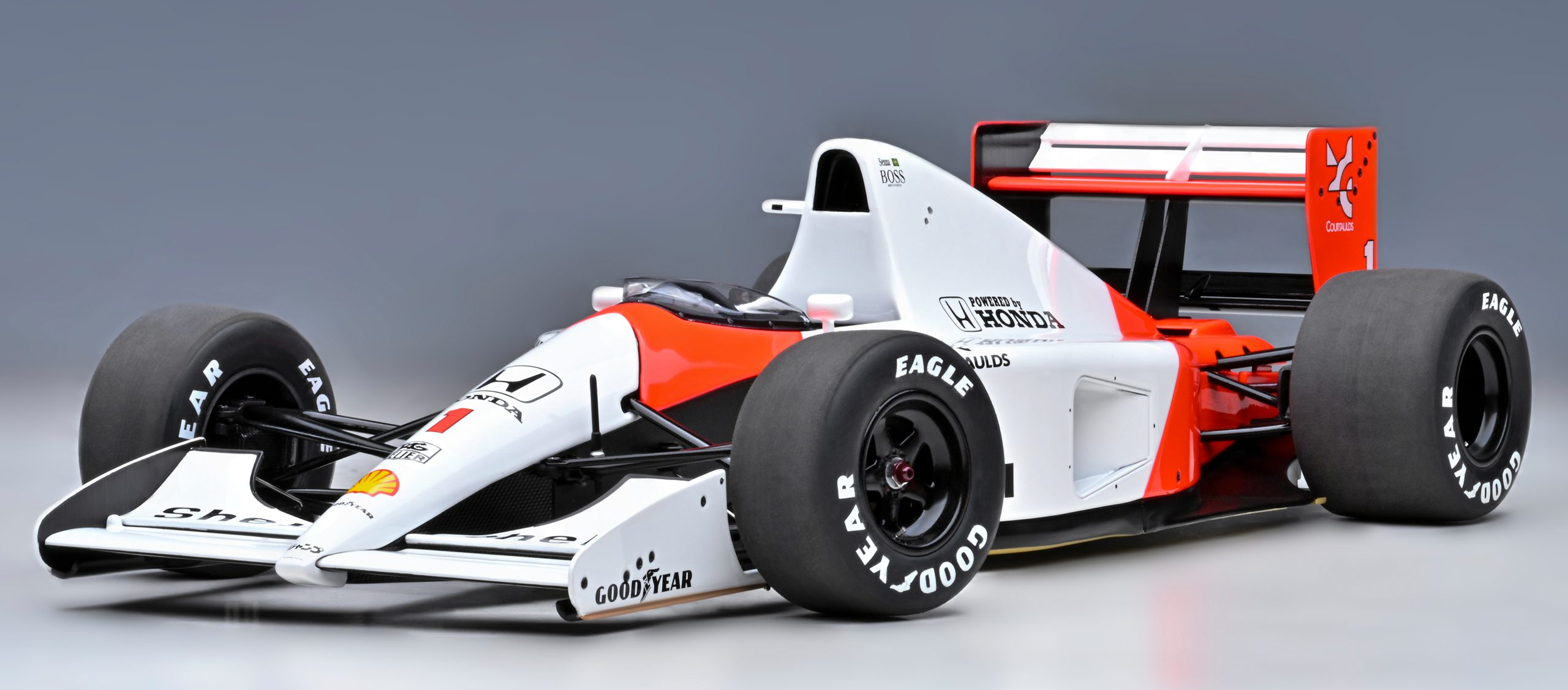 McLaren Honda MP4/6 1991 Japanese GP #1 (without McLaren logo) in 1:18  scale by AUTOart