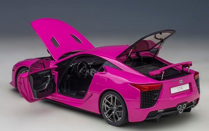 Amazon.com: Autoart Lexus LFA Passionate Pink 1/18 Model Car