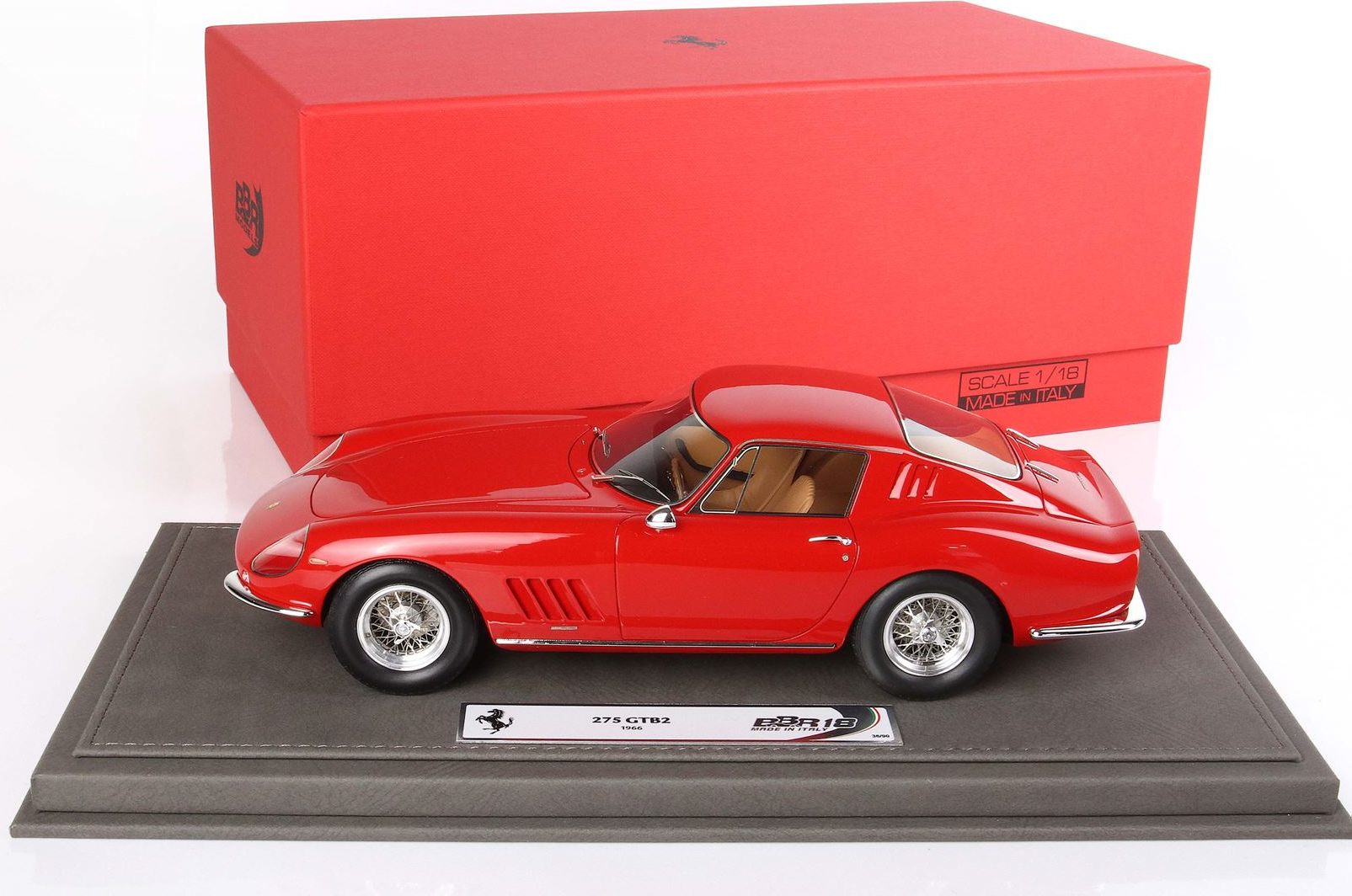 1:43 BBR FERRARI 275 Gtb Coupe 1965 Grey Met BBR60E EUR