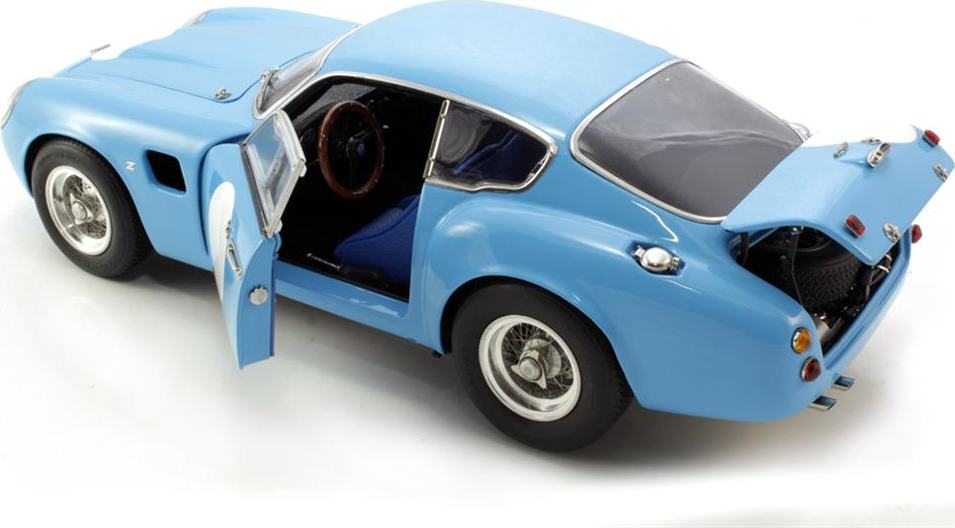 1961 Aston Martin DB4 GT Zagato Racing Version blue by CMC in 1:18
