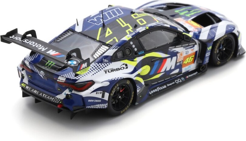 BMW M4 GT3 No.46 Team WRT Le Mans 24H 2024 in 1:43 scale by Spark