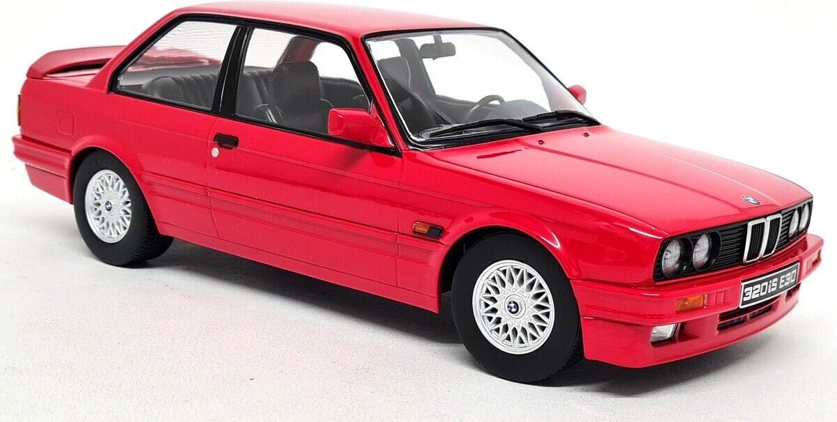 1989 BMW 320IS E30 ITALO M3 Red in 1:18 scale by KK Diecast