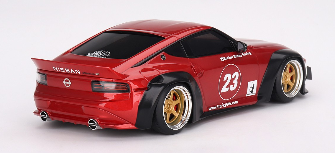 Nissan Z (RZ34) Pandem Passion Red 1:18 by Topspeed