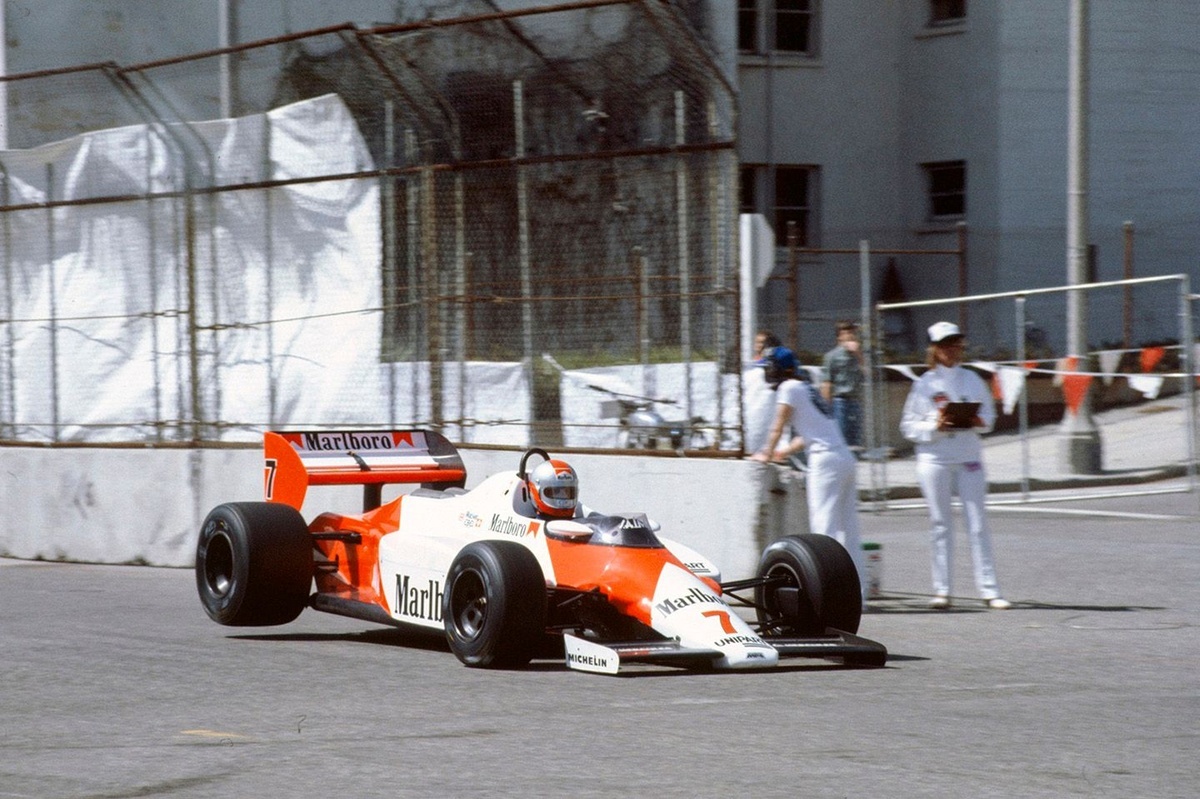 Mclaren MP4/1C 1983 Winner USA GP John Watson Car #7 in 1:18 scale