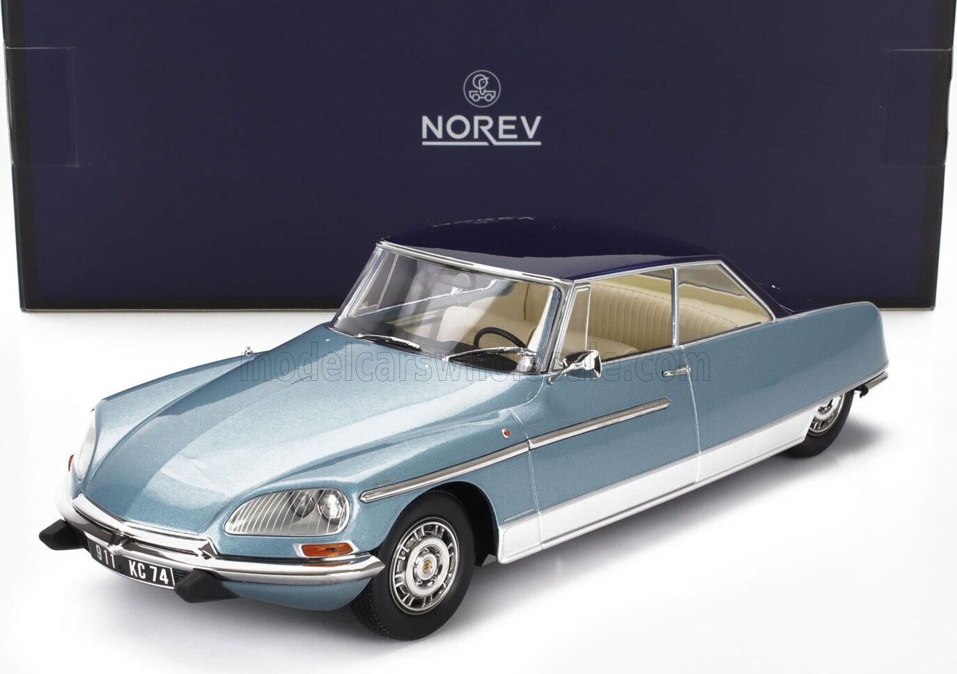 NOREV 1/18 - Citroën DS 21 Le Léman 1968 - Modèle Réduit Métal - Collection (neuf)