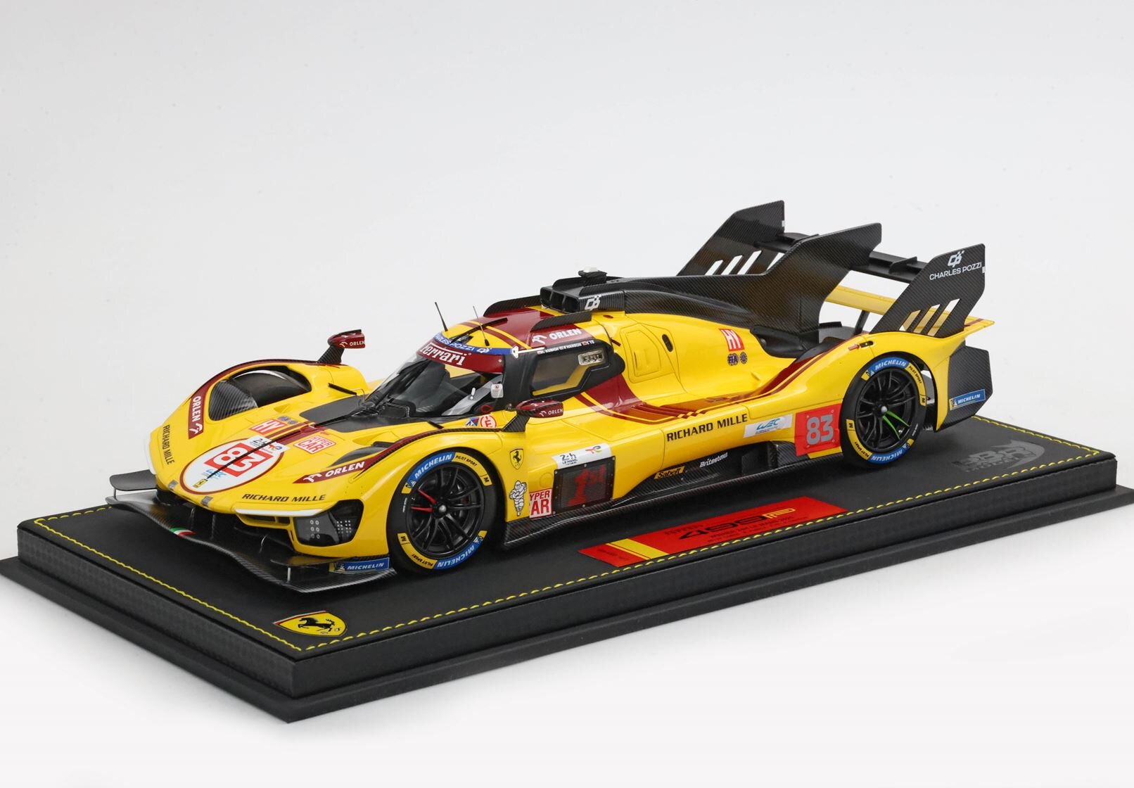 Ferrari 499P #83 Winner 2025 24h Le Mans Kubica/Ye/Hanson in 1:18