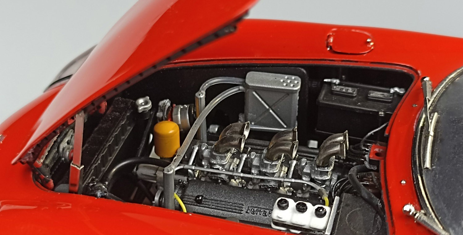 1966 Ferrari 275 GTB/C in Red in 1:18 Scale by CMC