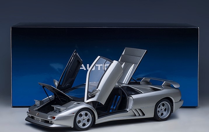 LAMBORGHINI DIABLO SE30 JOTA (TITANIO/METALLIC SILVER) in 1