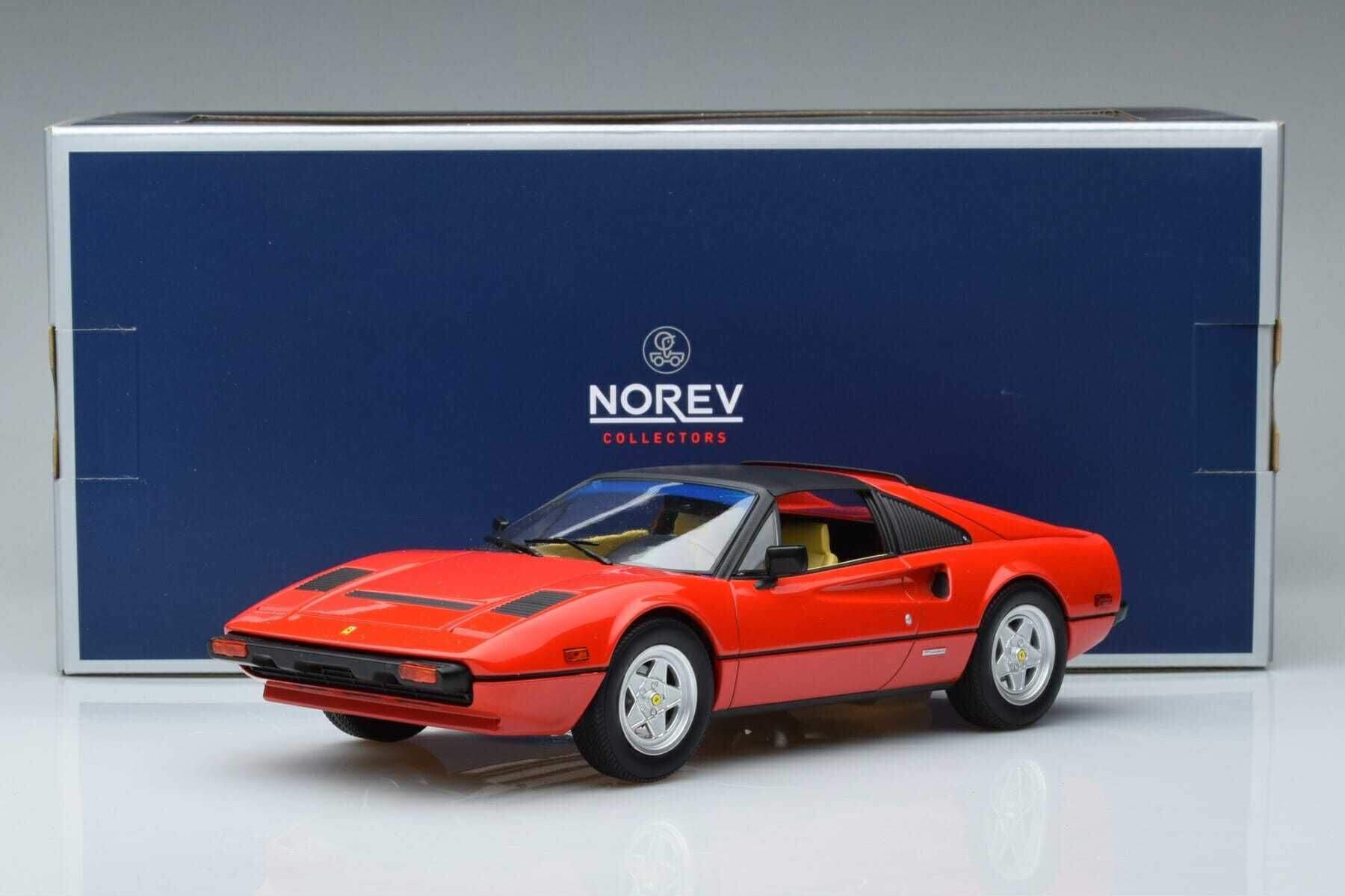 Ferrari 308 GTS 1982 Magnum PI Red in 1:18 scale by Norev by Norev