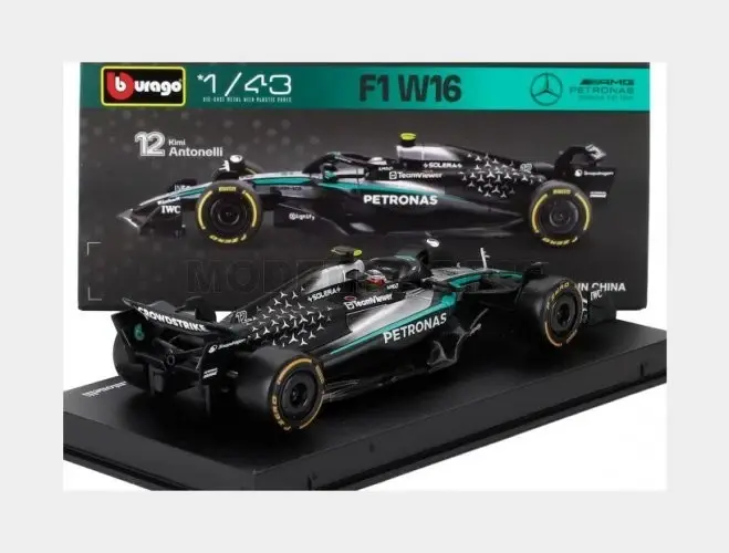 Mercedes GP F1 W16 2025 Season #12 Andrea Kimi Antonelli in 1:43
