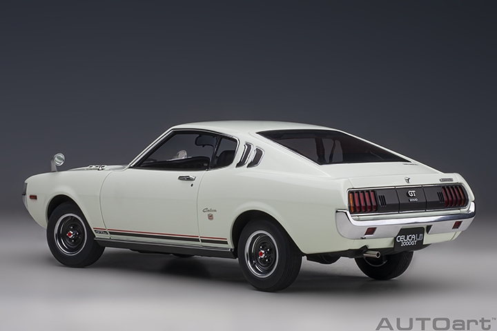TOYOTA CELICA LIFTBACK 2000GT (RA25) 1973 (WHITE) in 1:18