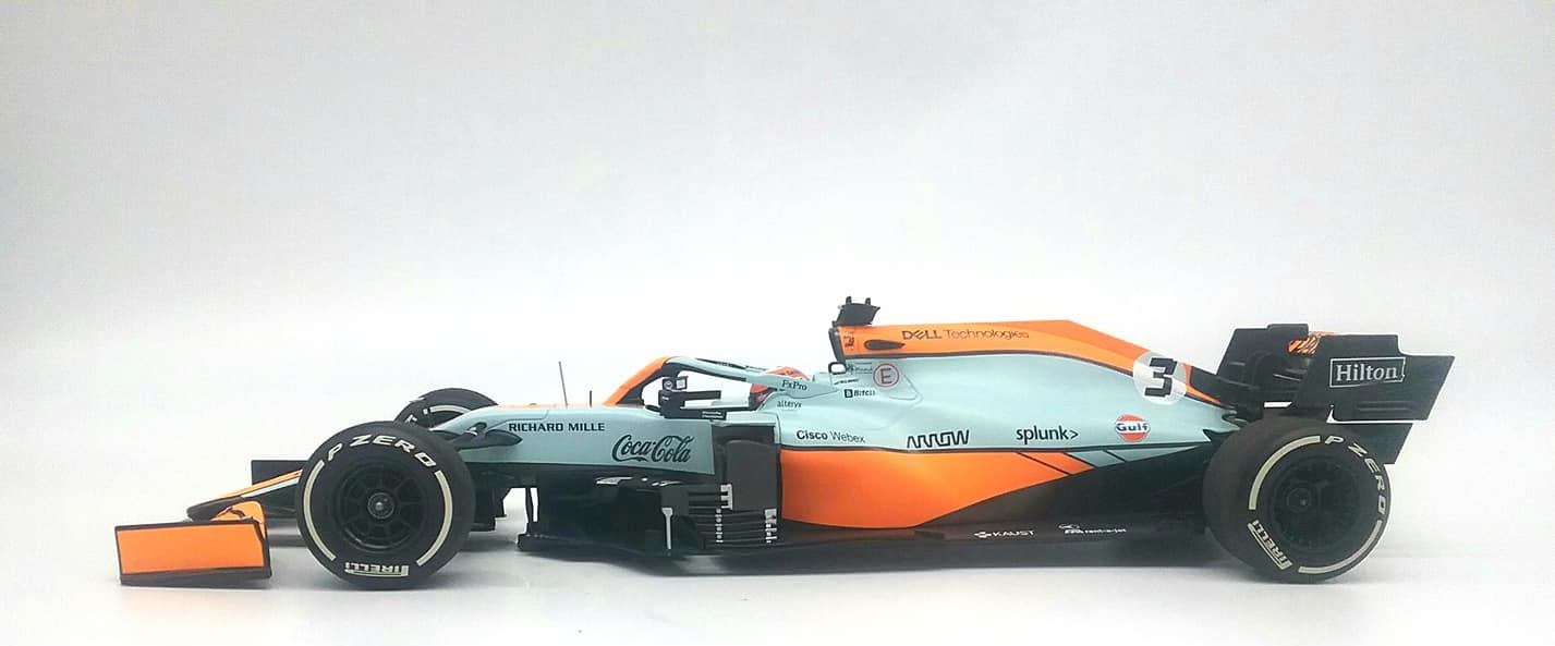 Miniature Daniel Ricciardo McLaren MCL35M #3 Monaco GP F1 2021 – Minichamps 1/18