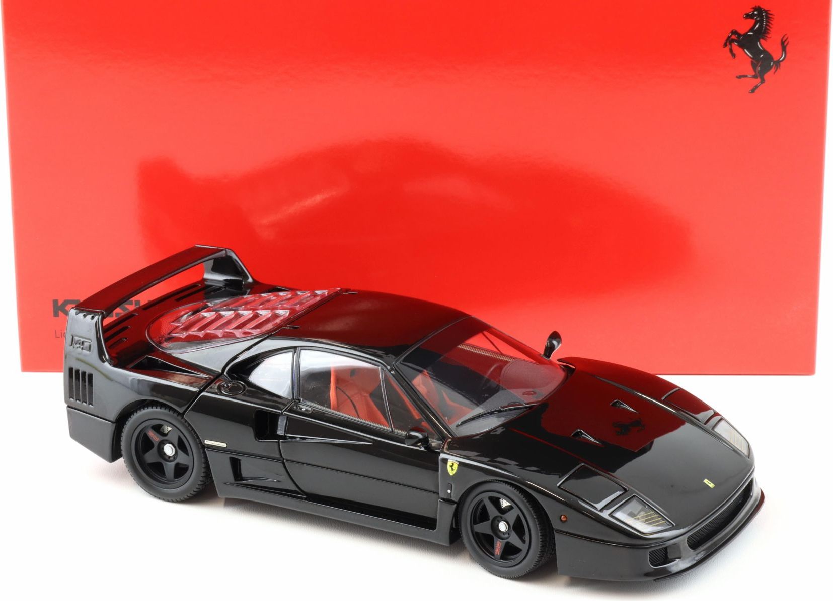 Ferrari F40 Black 1:18 by Kyosho | MYDIECASTCARS