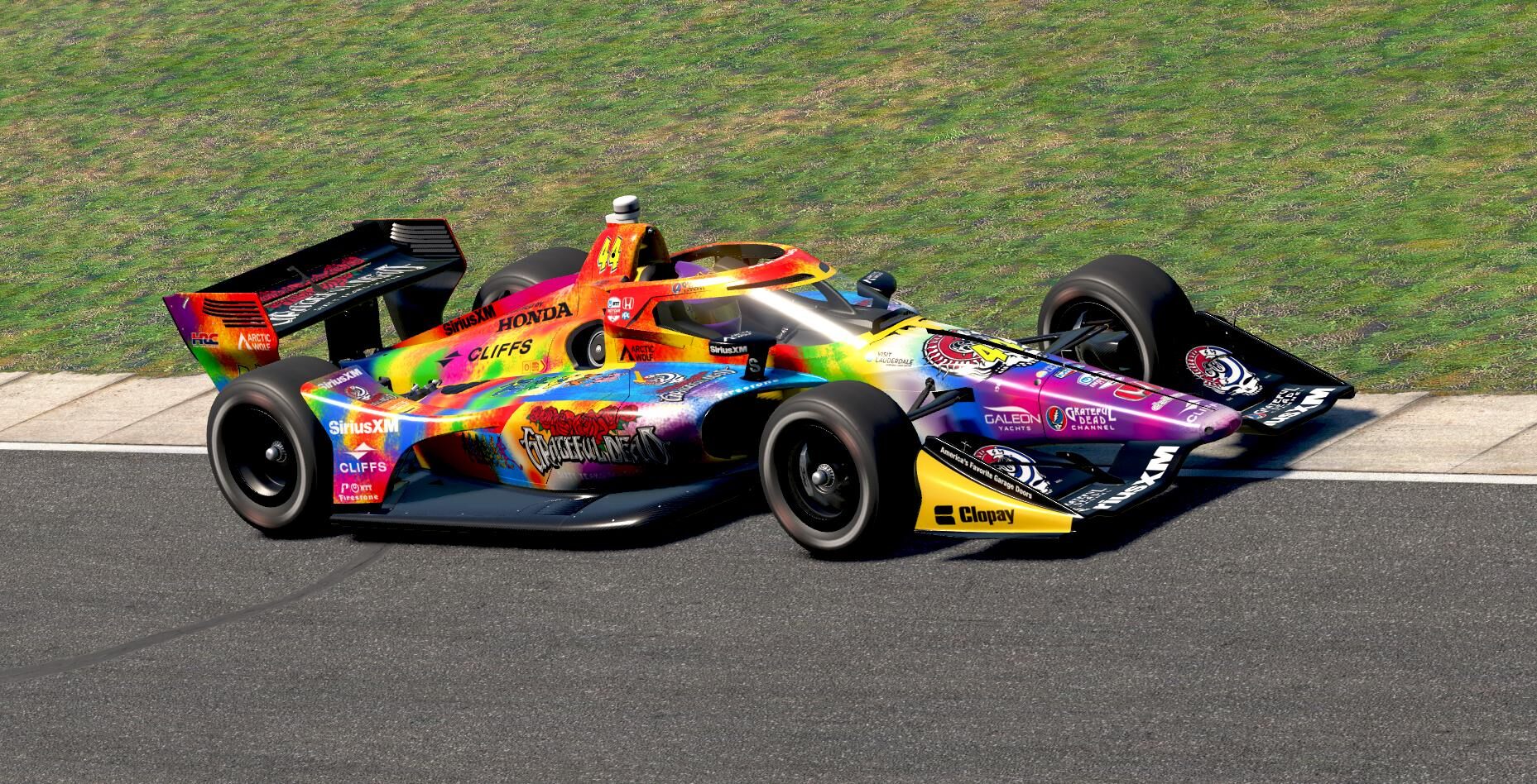 2025 NTT INDYCAR Series The Grateful Dead Livery #60 Felix