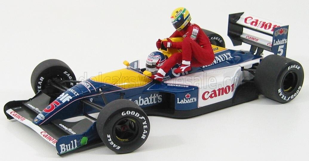 Williams F1 Renault FW14 #5 Winner 1991 British GP w/ 1:12