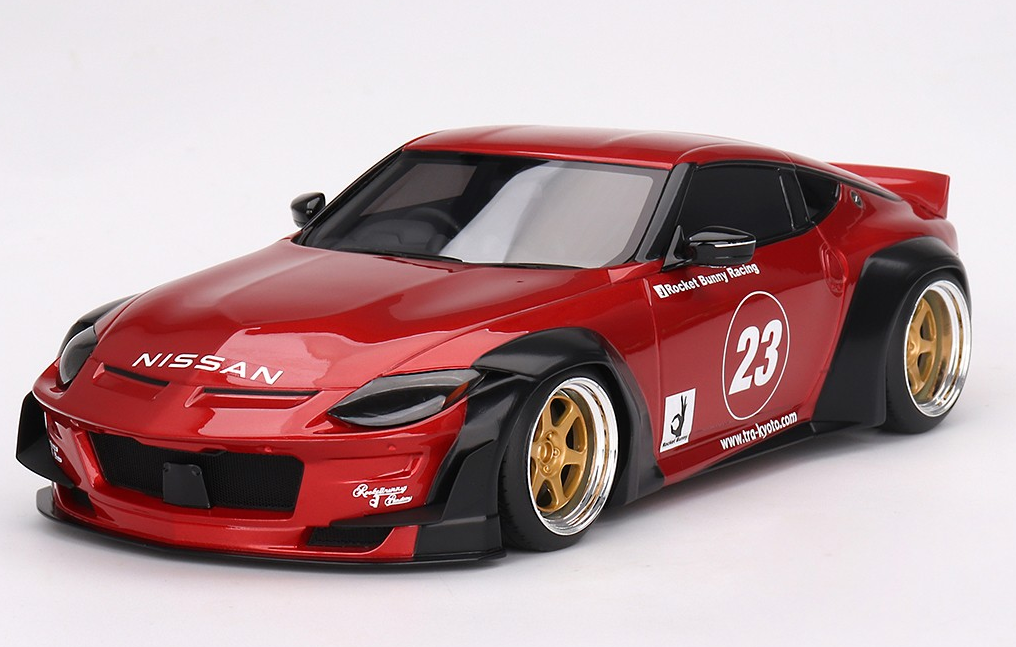 Nissan Z (RZ34) Pandem Passion Red 1:18 by Topspeed