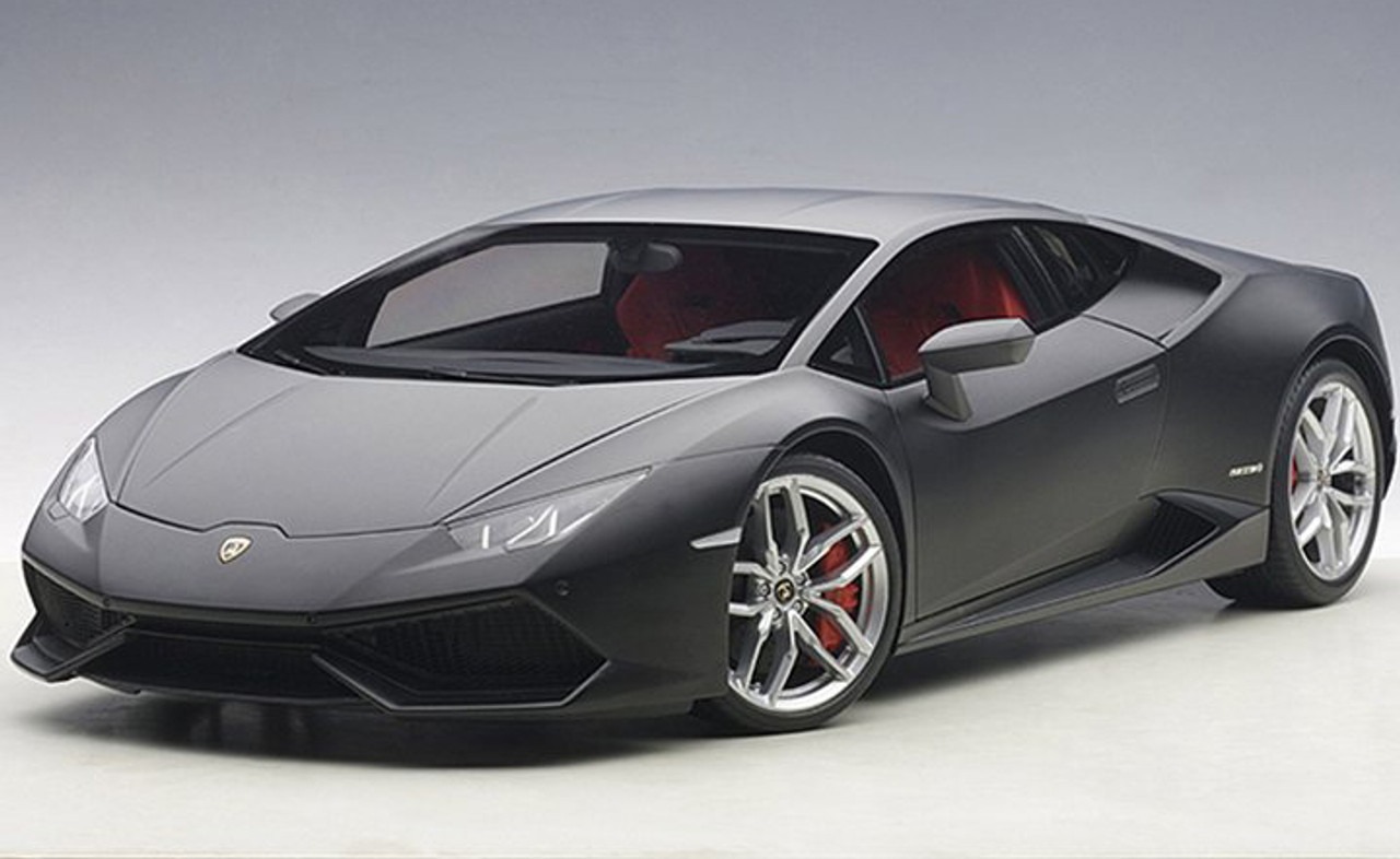Lamborghini Huracan LP610-4 in Matt Grey Composite Model in 1:12