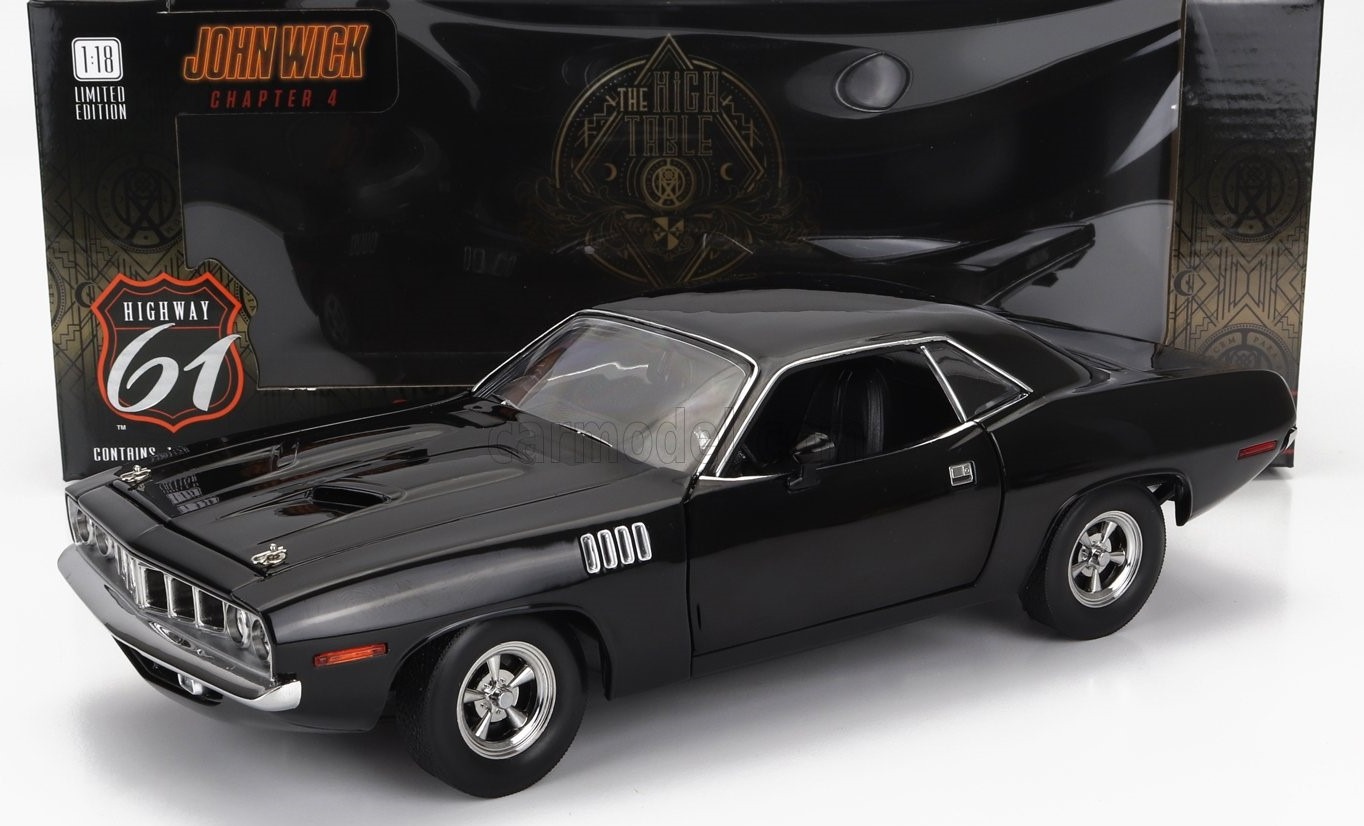 1971 Plymouth Hemi Cuda - John Wick Chapter 4 1:18