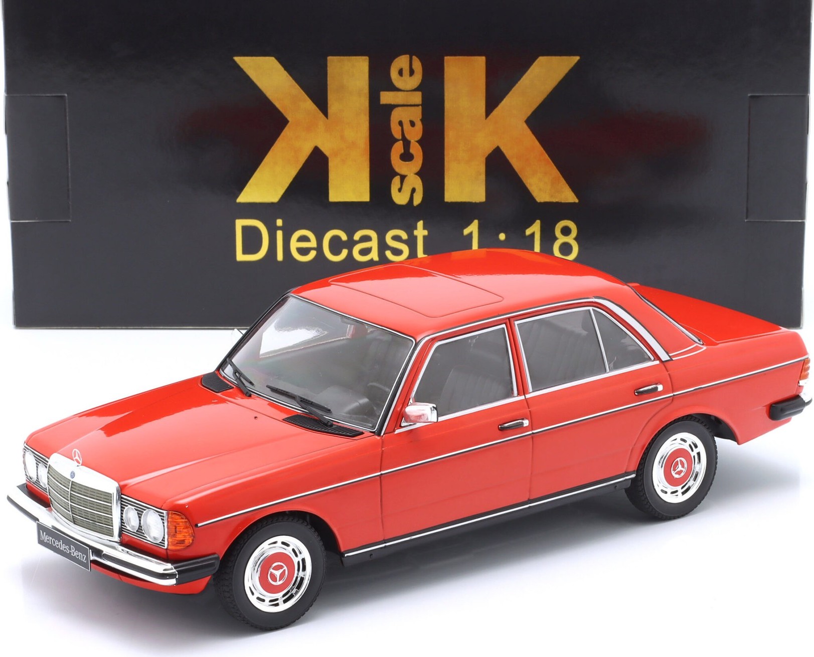 1975 Mercedes-Benz 230E W123 Red in 1:18 scale by KK Diecast