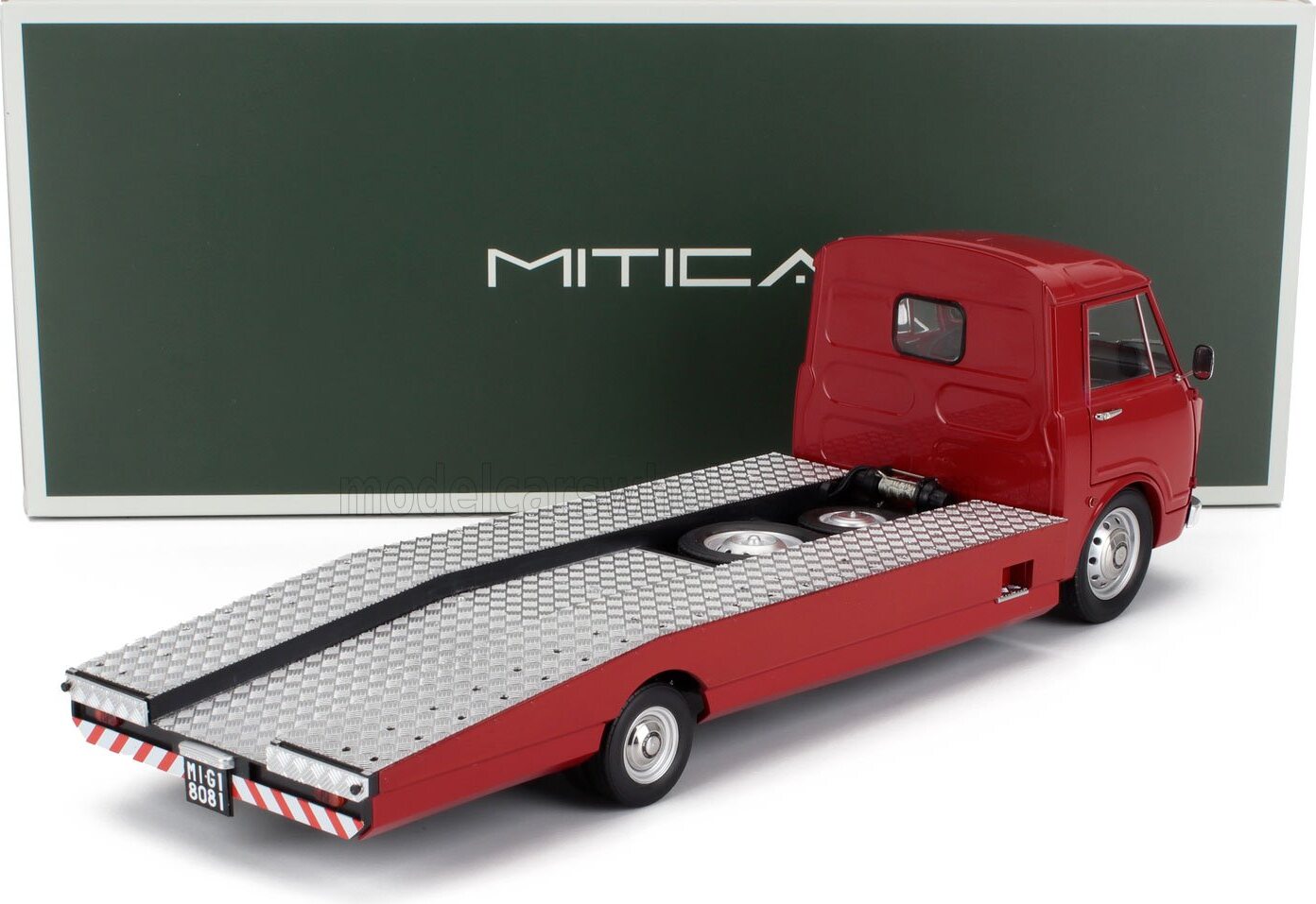 Alfa Romeo A12 (F12) Tow Truck Red in 1:43 scale by Mitica