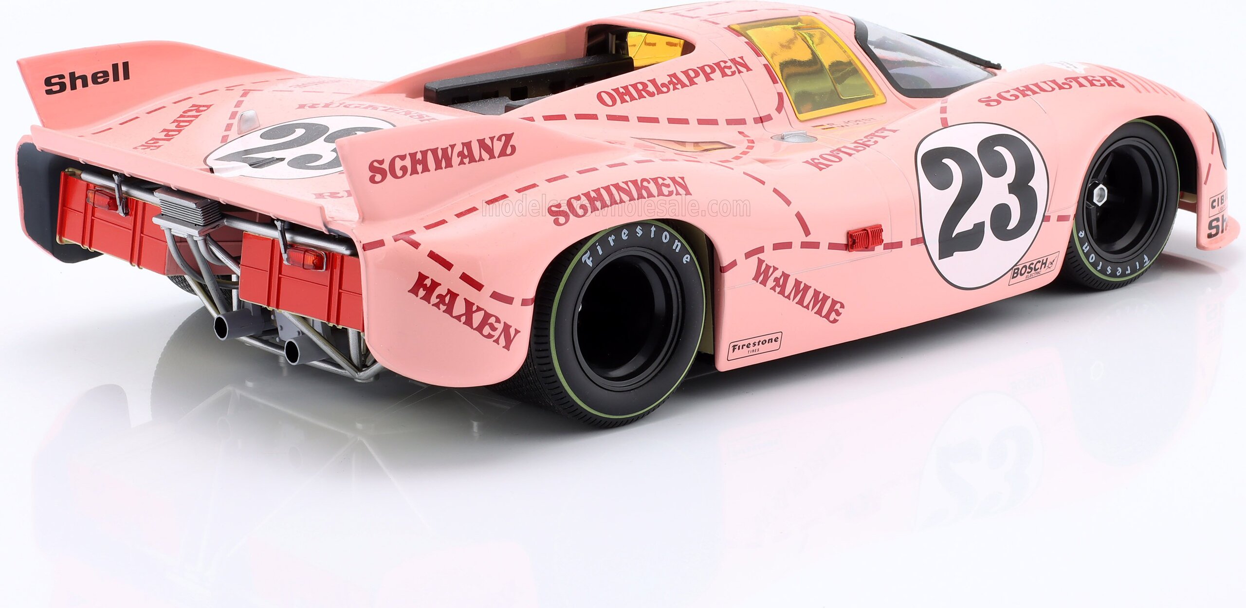 Porsche 917/20 4.9L Pink Pig #23 1971 24h Le Mans in 1:12 scale by