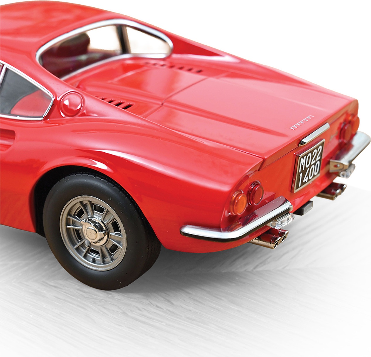 Ferrari Dino 246 GT 1968 Red in 1:18 scale by Norev