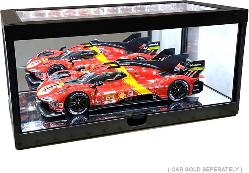 LED-LIGHTED ACRYLIC DISPLAY CASE for 1/18 Scale Models by Display