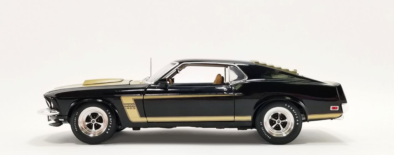 1969 FORD MUSTANG BOSS 429 GREEN METALLIC ACME 1:18 LE 1801859SC