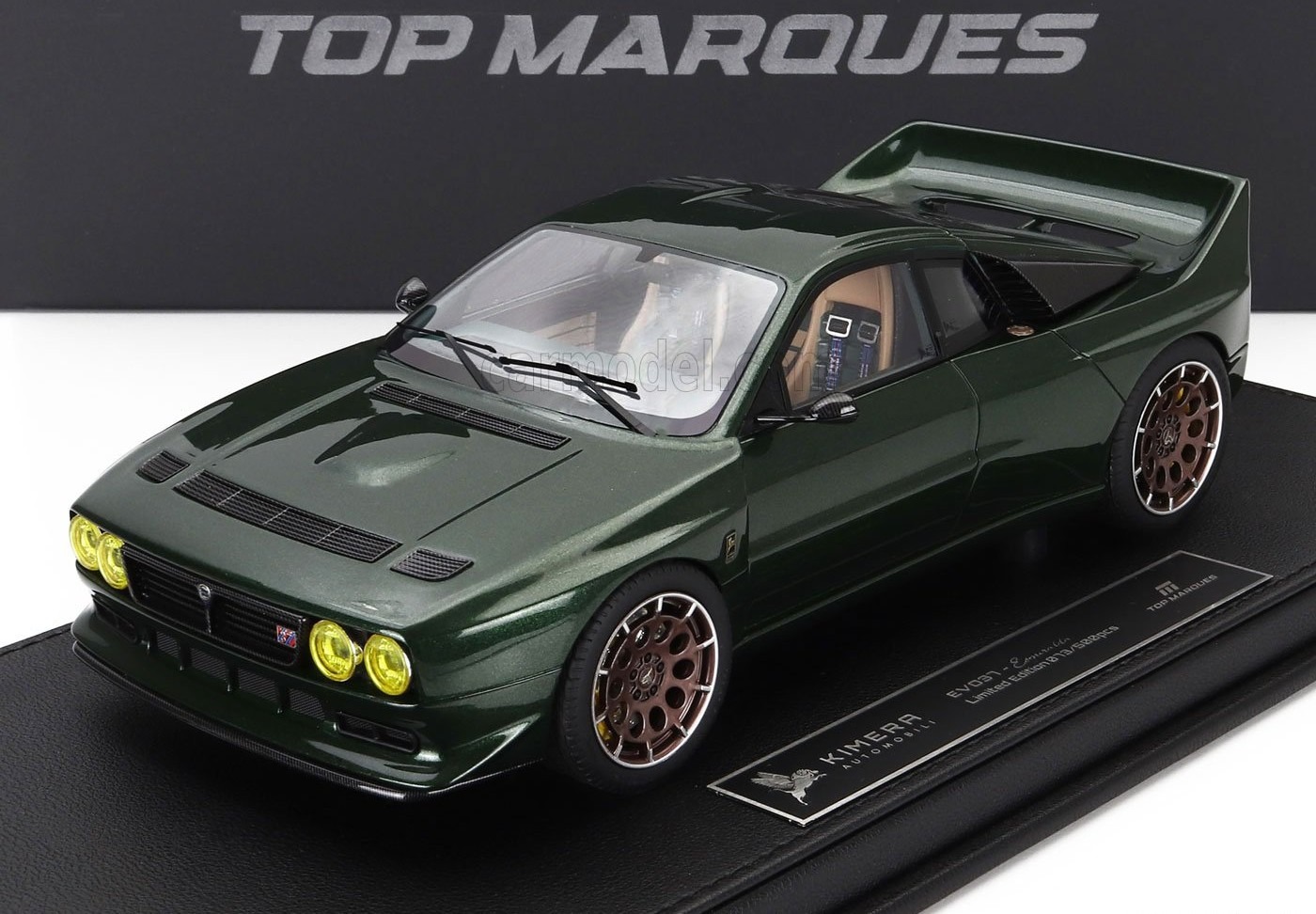 限定500台 1/18 TOPMARQUES Kimera EVO37 2022 Kimera EVO37 (Restmode Lancia 037) Emerald Green