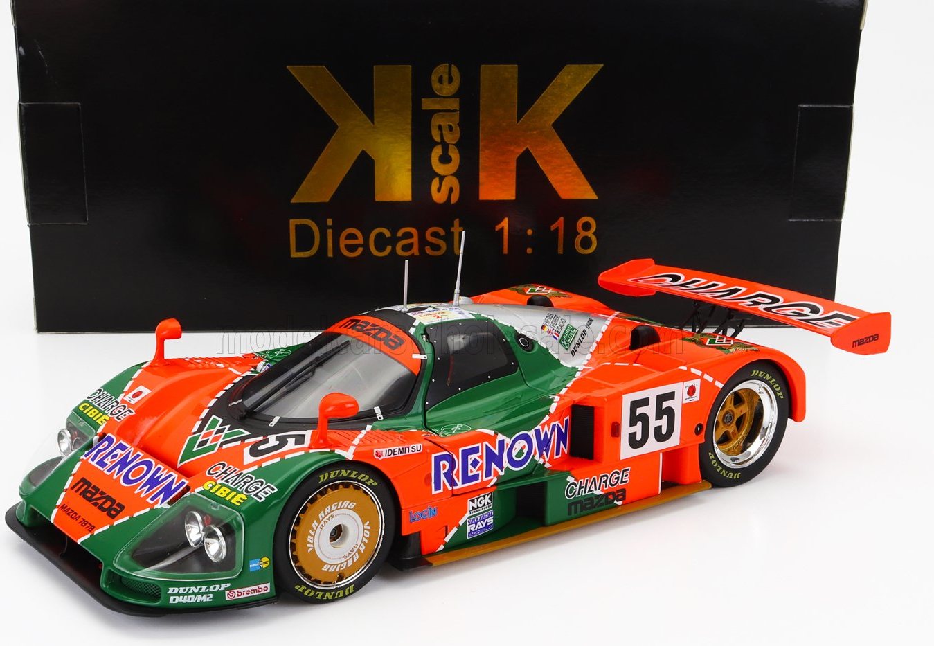 Mazda 787B 2.6L #55 Winner 1991 24h Le Mans in 1:18 scale by KK