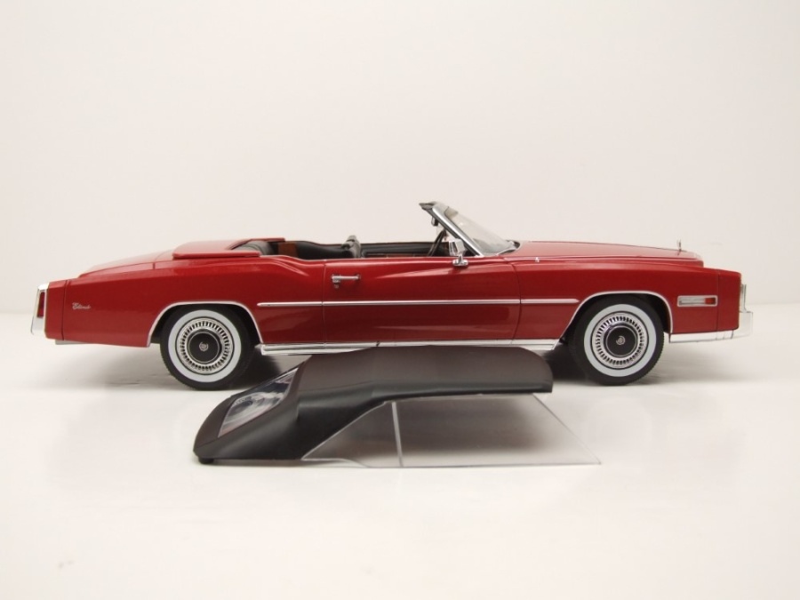 1976 Cadillac Eldorado Cabriolet Open Top Red in 1:18 scale by MCG