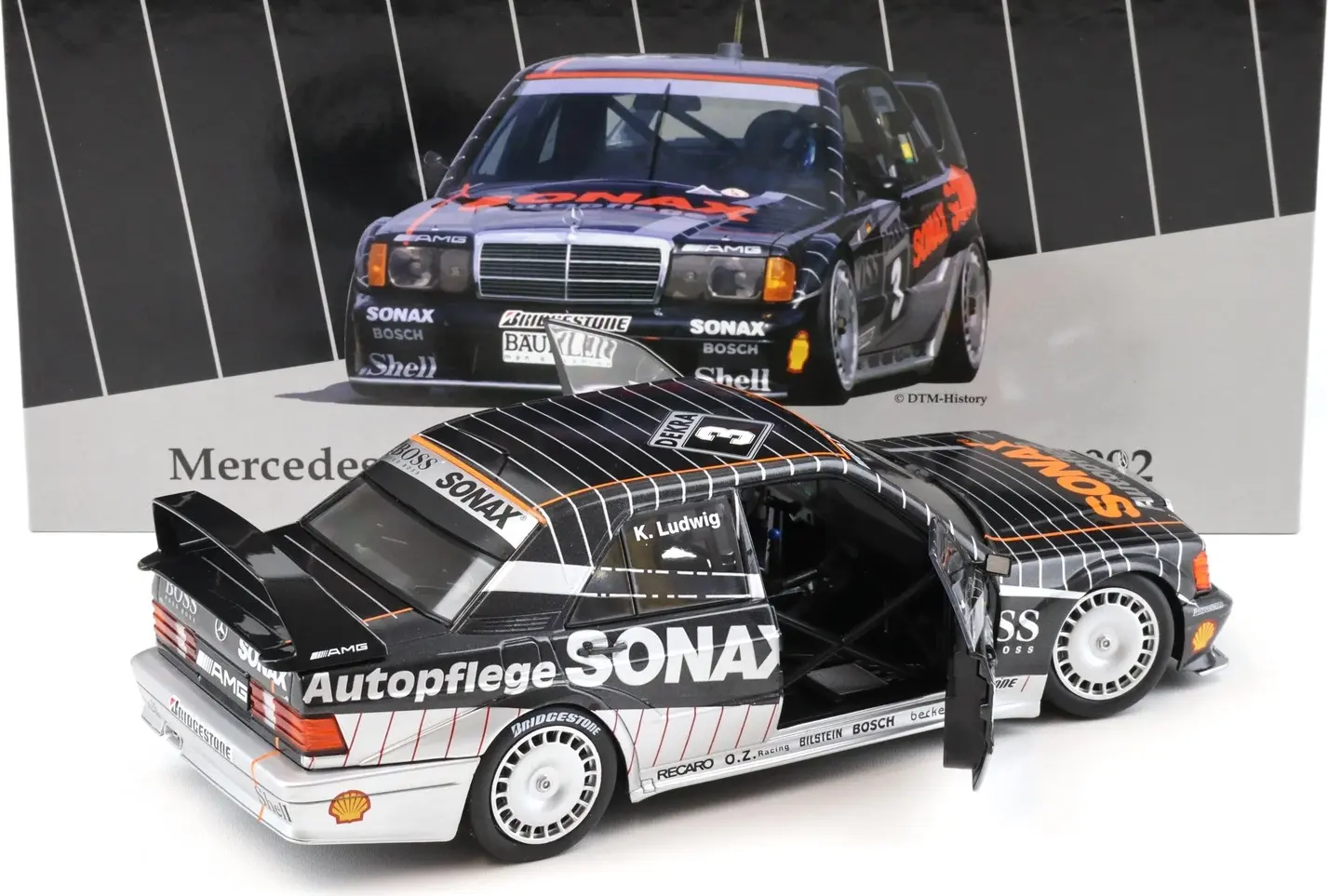 Mercedes Benz 190E 2.5 16V EVO2 #3 1992 Champion DTM Season in 1