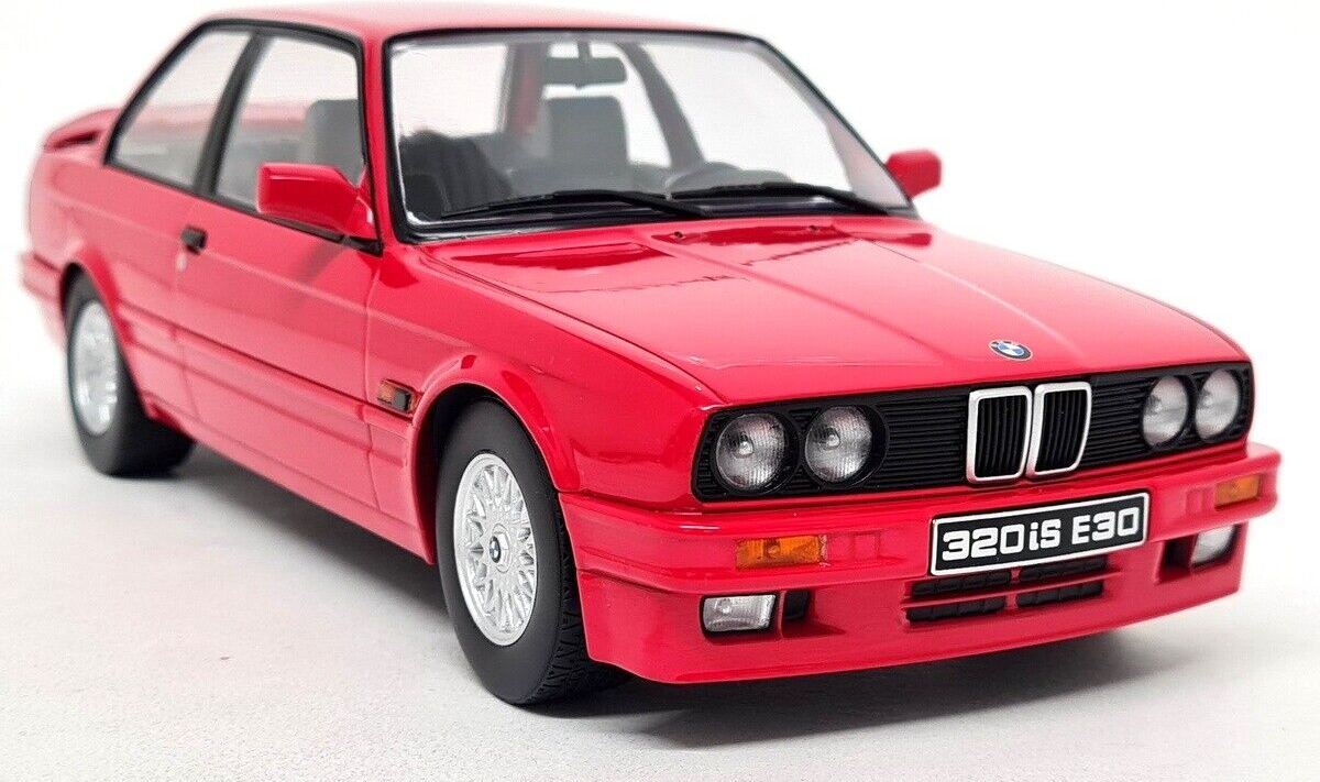1989 BMW 320IS E30 ITALO M3 Red in 1:18 scale by KK Diecast