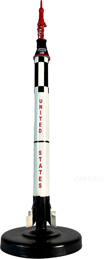 Mercury Redstone Rocket Display Model by Old Modern Handicrafts
