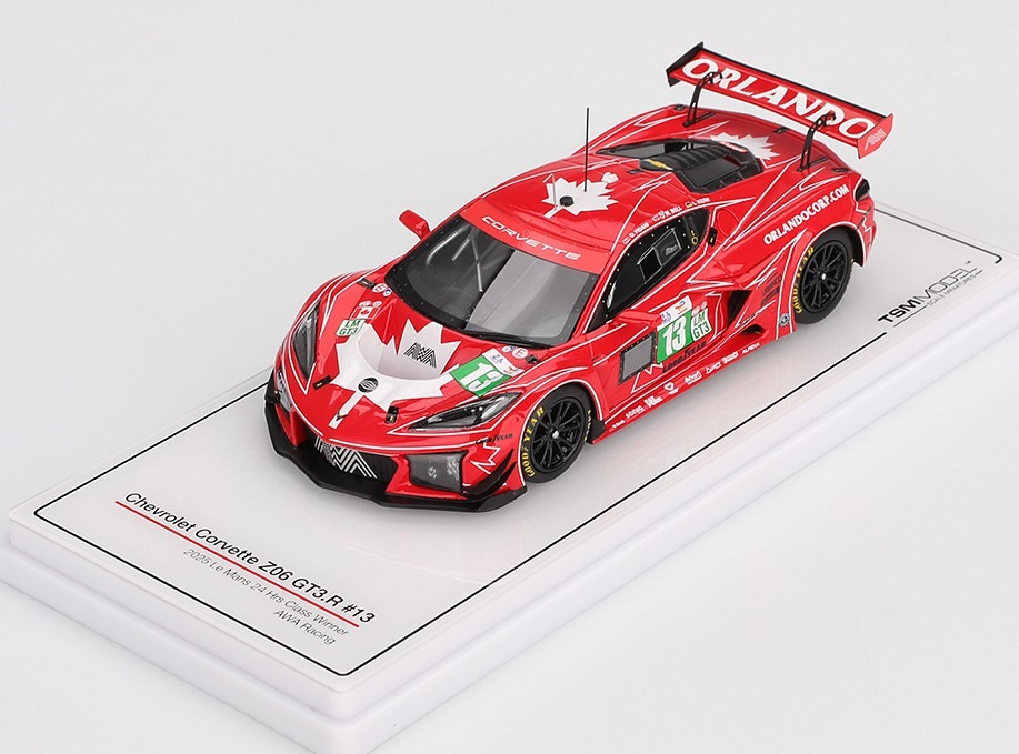 Chevrolet Corvette Z06 GT3.R #13 AWA RACING 2025 LE MANS 24 Hrs in