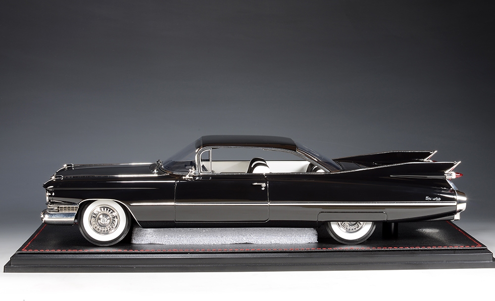 1959 Cadillac Coupe de Ville Black in 1:18 scale by Stamp Models