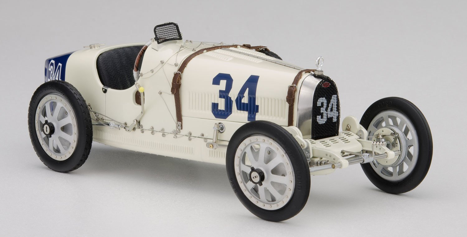 1924 Bugatti T35 USA Diecast Model Car by CMC in 1:18 Scale by CMC