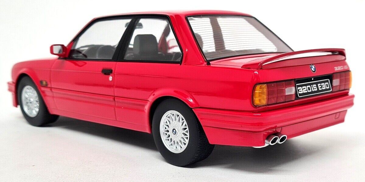 1989 BMW 320IS E30 ITALO M3 Red in 1:18 scale by KK Diecast