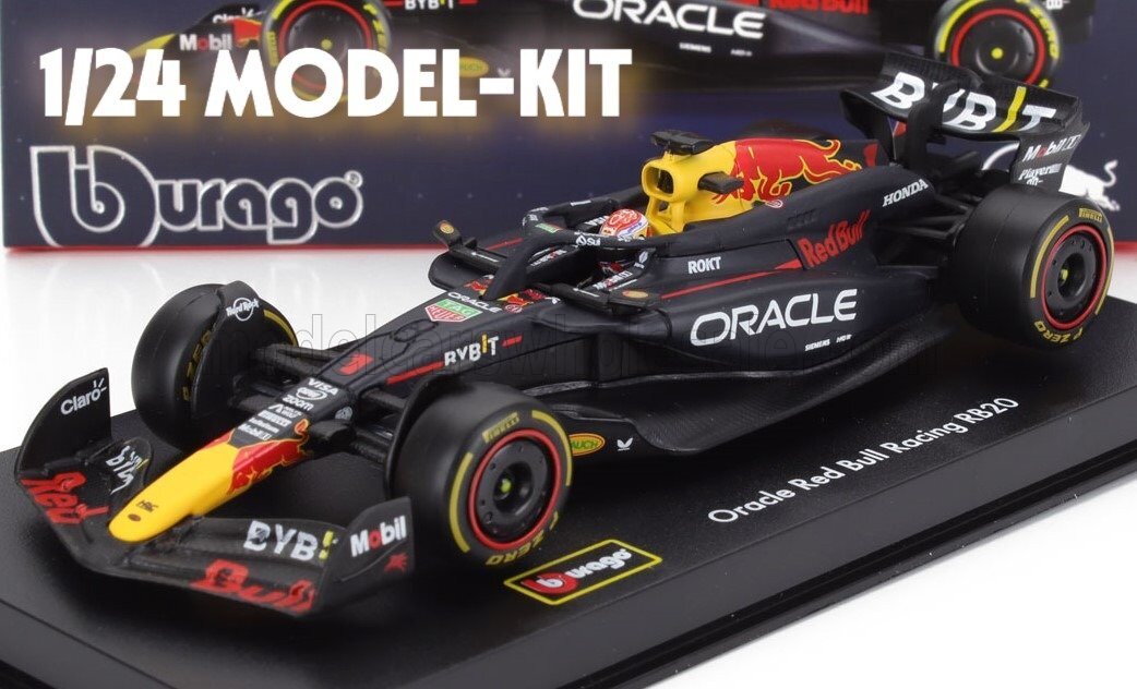 F1 RB20 Red Bull Racing #1 World Champion 2024 Max Verstappen in 1