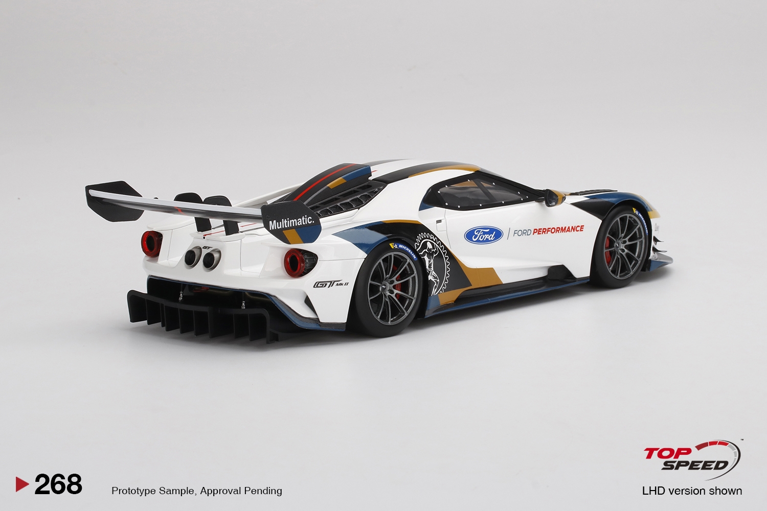 Ford GT Mk II 2019 Pebble Beach Concours d'Elegance in 1:18 Scale