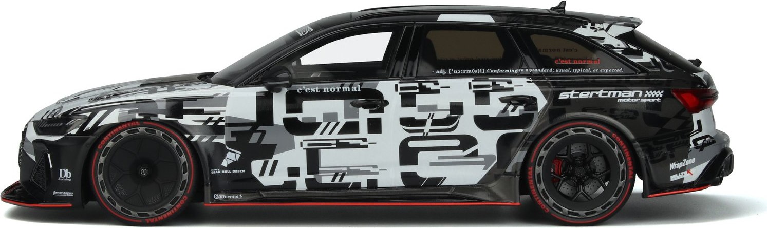 Modello Auto Audi RS6 Avant Scala 1:18 &ndash; Diecast Bianco 2024