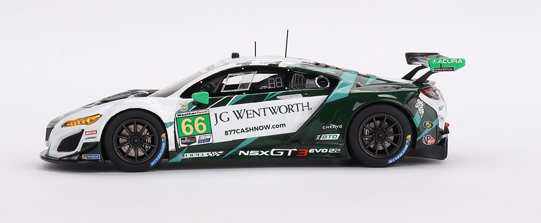 ミニカー　1/43 Acura NSX GT3 EVO22 IMSA デイトナ24時間 2022 Gradient Racing #66 [TSM430681] 1/43 ACURA NSX GT3 EVO22 NO.66 GRADIENT RACING 2022 IMSA