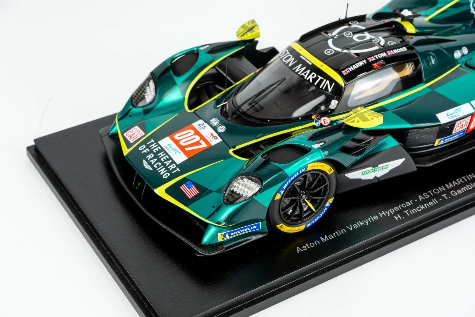 Aston Martin Valkyrie 6.5L V12 #007 2025 24h Le Mans in 1:18 scale