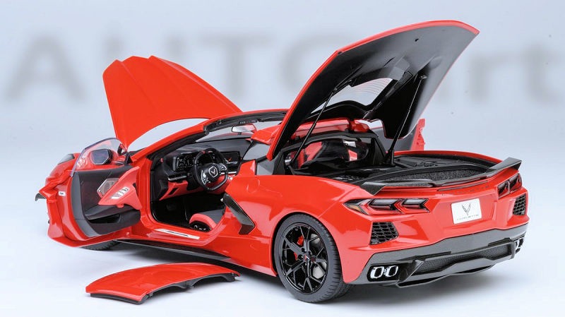 1/18 CORVETTE レッド Amazon | 1/18 シボレー シヴォレー コルベット スティングレイ