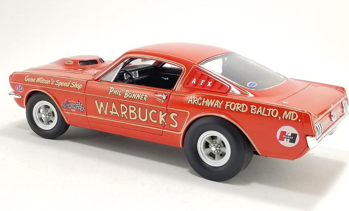 1965 Ford Mustang A/FX WARBUCKS in 118 scale by Acme Diecast