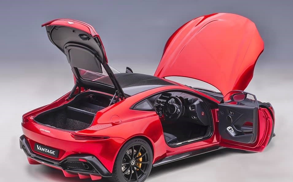 2019 Aston Martin Vantage in Red in 1:18 Scale by AUTOart by AUTOart